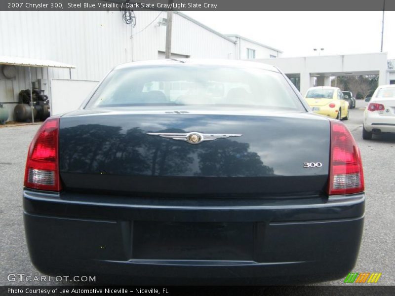 Steel Blue Metallic / Dark Slate Gray/Light Slate Gray 2007 Chrysler 300