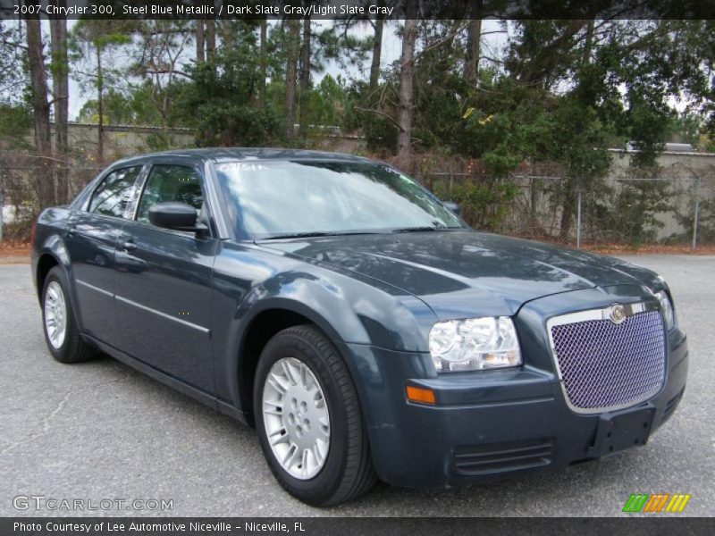 Steel Blue Metallic / Dark Slate Gray/Light Slate Gray 2007 Chrysler 300