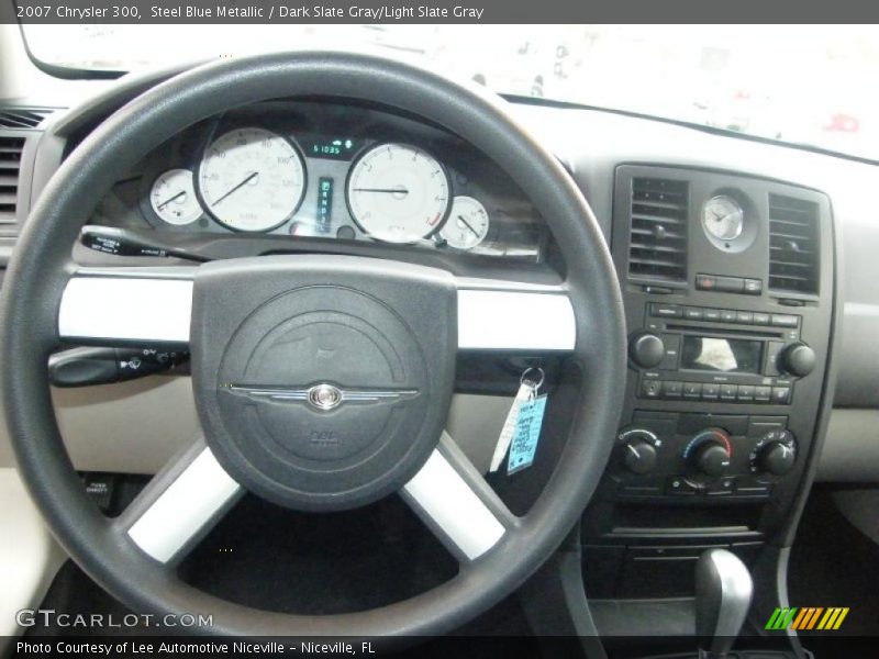Steel Blue Metallic / Dark Slate Gray/Light Slate Gray 2007 Chrysler 300
