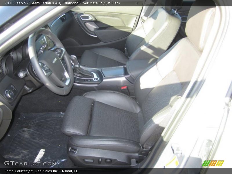 Diamond Silver Metallic / Jet Black 2010 Saab 9-5 Aero Sedan XWD