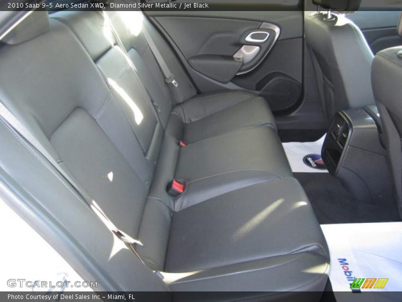 Diamond Silver Metallic / Jet Black 2010 Saab 9-5 Aero Sedan XWD