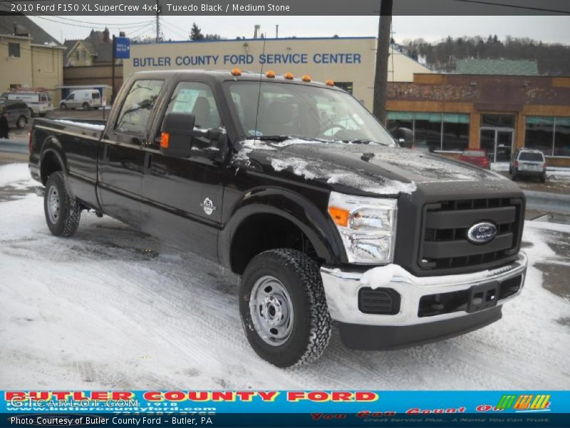 Tuxedo Black / Medium Stone 2010 Ford F150 XL SuperCrew 4x4