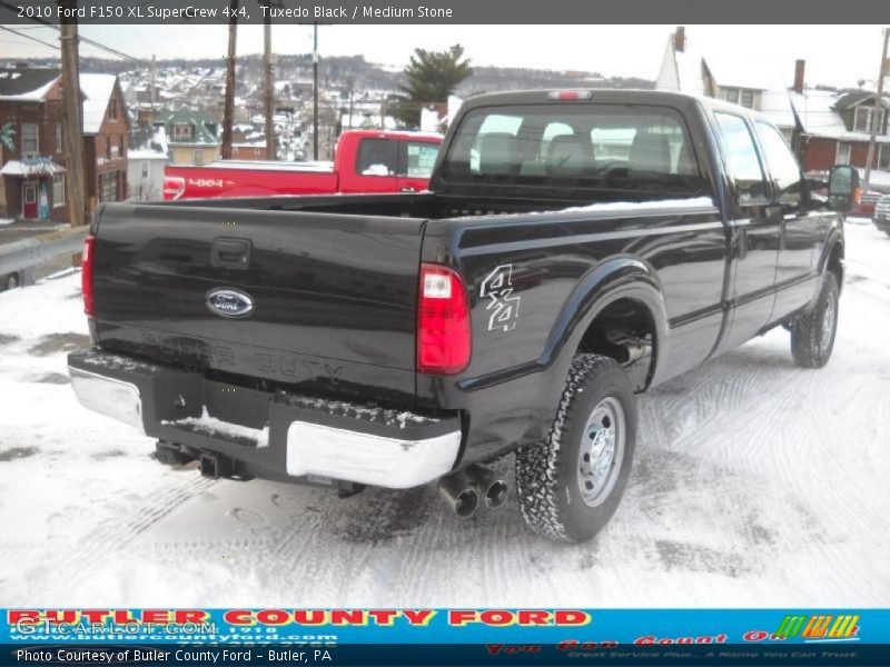 Tuxedo Black / Medium Stone 2010 Ford F150 XL SuperCrew 4x4
