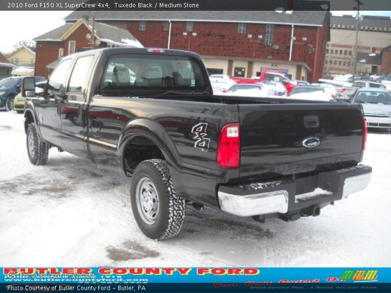 Tuxedo Black / Medium Stone 2010 Ford F150 XL SuperCrew 4x4