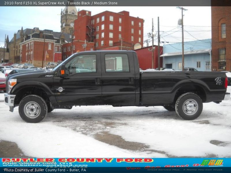 Tuxedo Black / Medium Stone 2010 Ford F150 XL SuperCrew 4x4