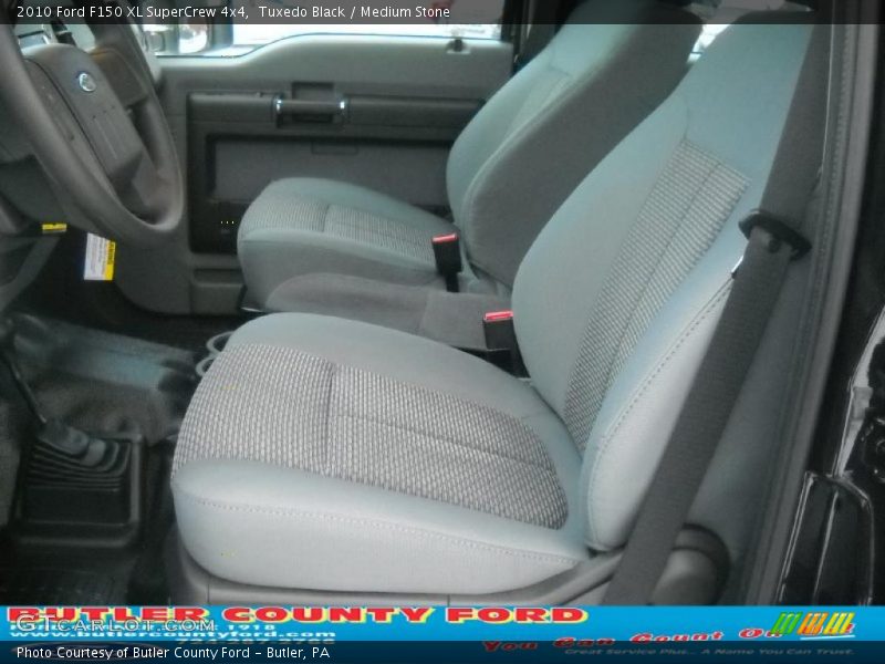 Tuxedo Black / Medium Stone 2010 Ford F150 XL SuperCrew 4x4