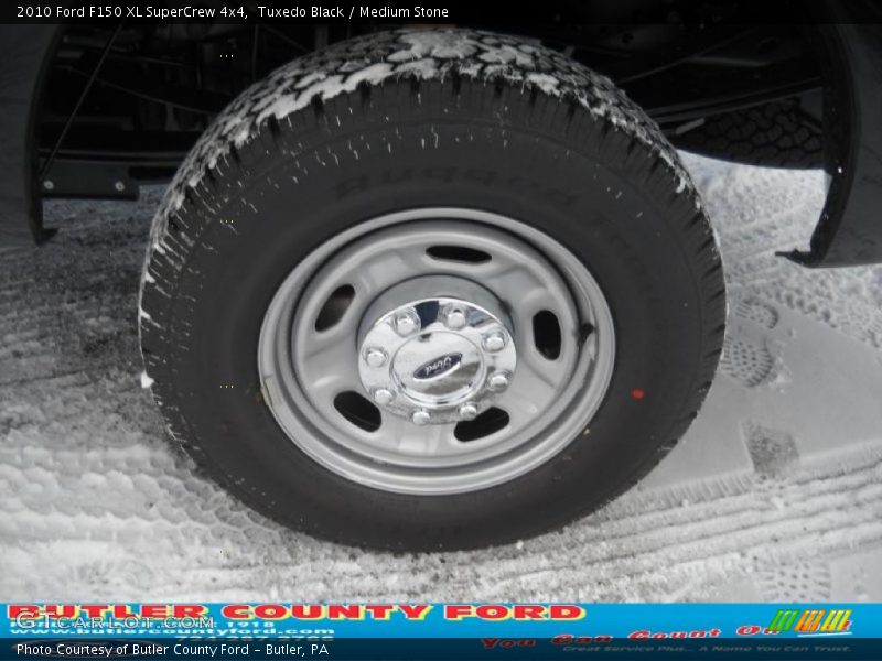 Tuxedo Black / Medium Stone 2010 Ford F150 XL SuperCrew 4x4
