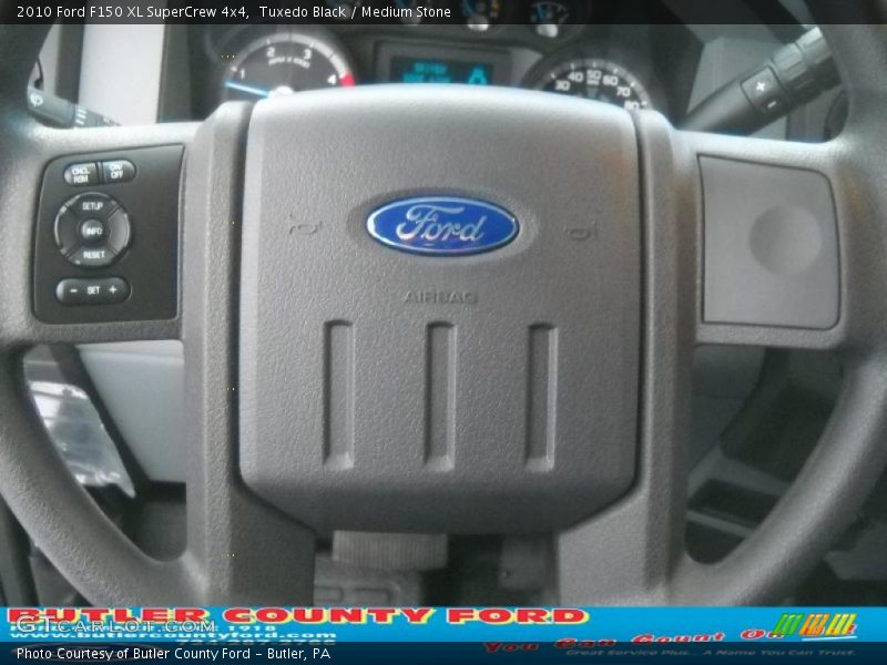 Tuxedo Black / Medium Stone 2010 Ford F150 XL SuperCrew 4x4