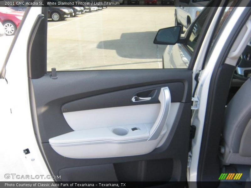 White Diamond Tintcoat / Light Titanium 2011 GMC Acadia SL