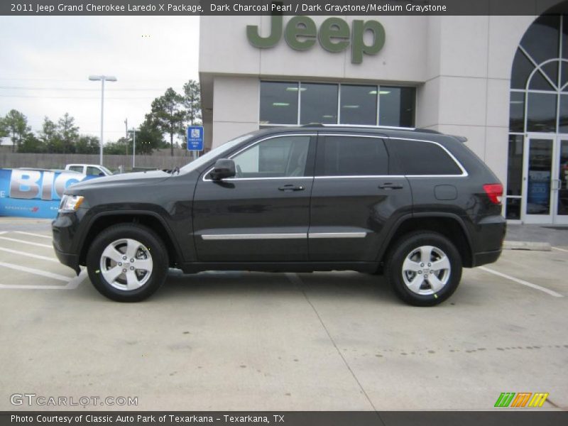 Dark Charcoal Pearl / Dark Graystone/Medium Graystone 2011 Jeep Grand Cherokee Laredo X Package