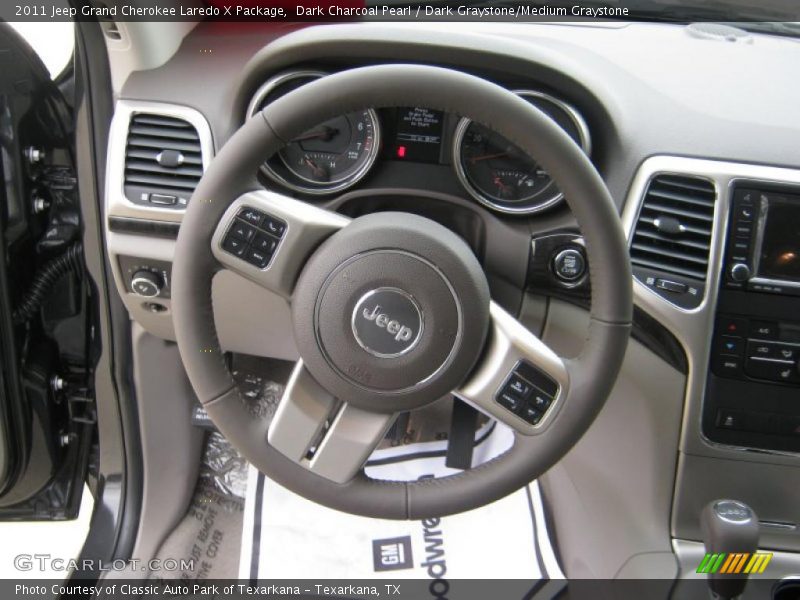 Dark Charcoal Pearl / Dark Graystone/Medium Graystone 2011 Jeep Grand Cherokee Laredo X Package