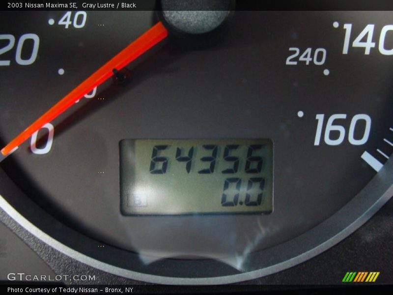 Gray Lustre / Black 2003 Nissan Maxima SE