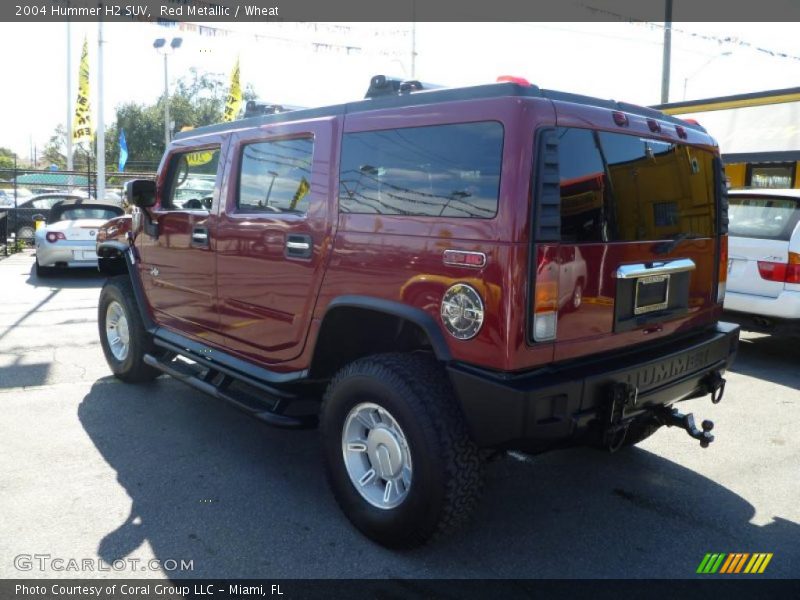 Red Metallic / Wheat 2004 Hummer H2 SUV