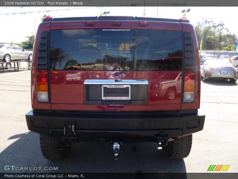 Red Metallic / Wheat 2004 Hummer H2 SUV