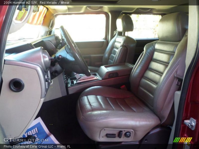 Red Metallic / Wheat 2004 Hummer H2 SUV