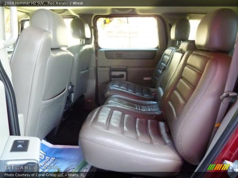 Red Metallic / Wheat 2004 Hummer H2 SUV