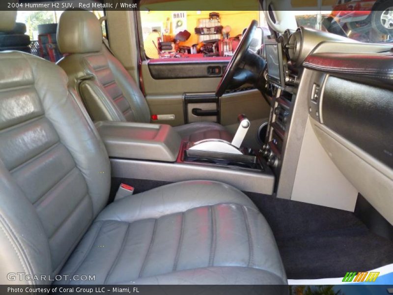 Red Metallic / Wheat 2004 Hummer H2 SUV