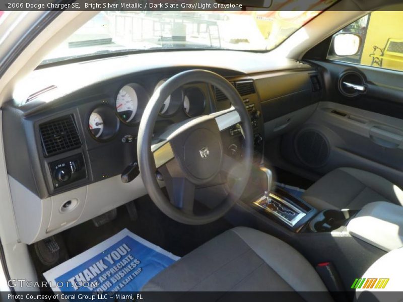 Bright Silver Metallic / Dark Slate Gray/Light Graystone 2006 Dodge Charger SE