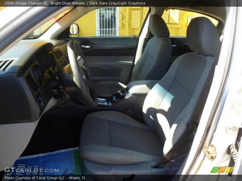 Bright Silver Metallic / Dark Slate Gray/Light Graystone 2006 Dodge Charger SE