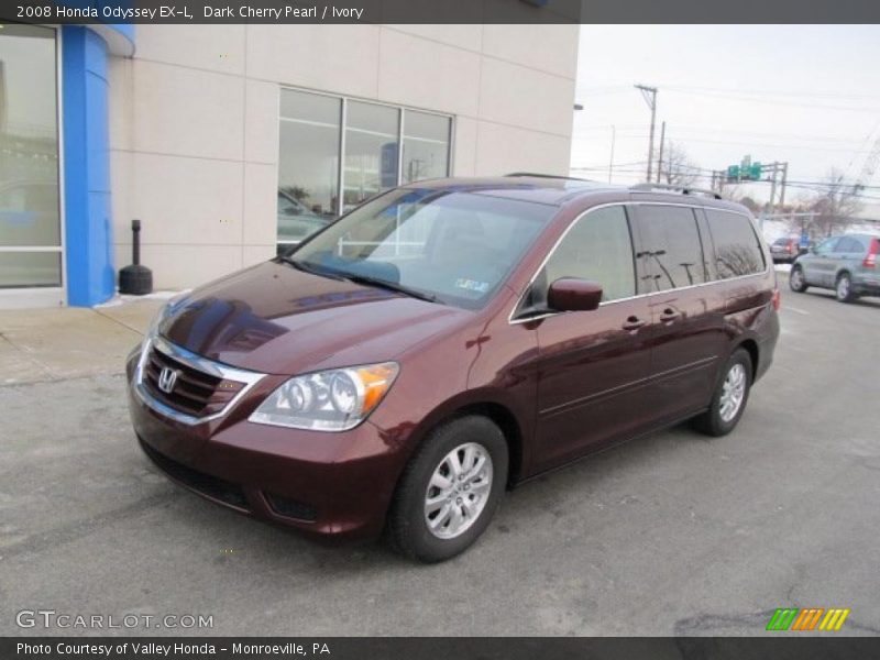 Dark Cherry Pearl / Ivory 2008 Honda Odyssey EX-L