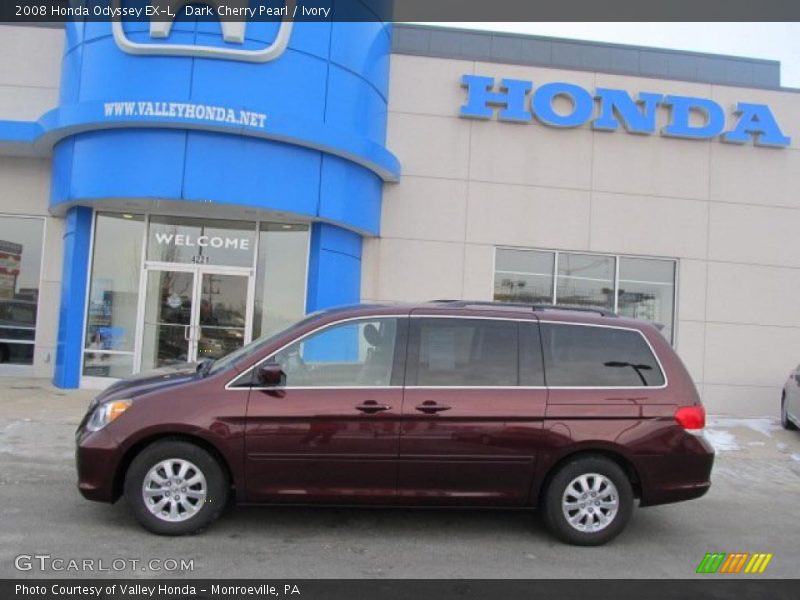 Dark Cherry Pearl / Ivory 2008 Honda Odyssey EX-L