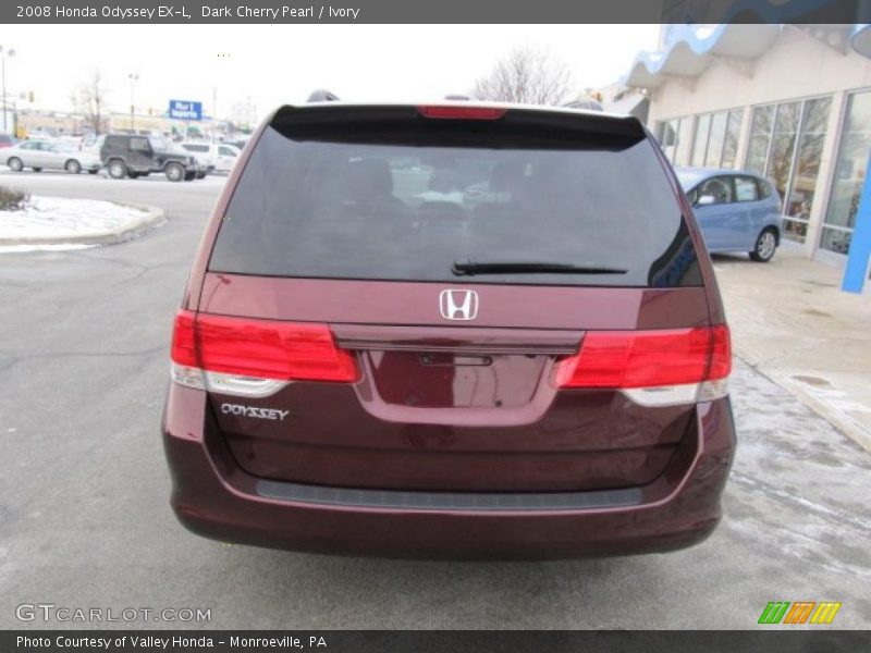 Dark Cherry Pearl / Ivory 2008 Honda Odyssey EX-L