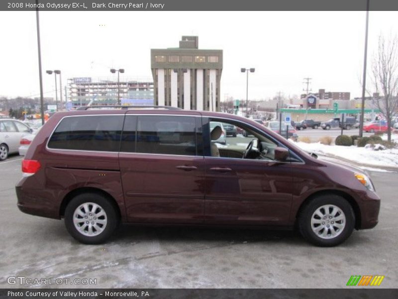 Dark Cherry Pearl / Ivory 2008 Honda Odyssey EX-L