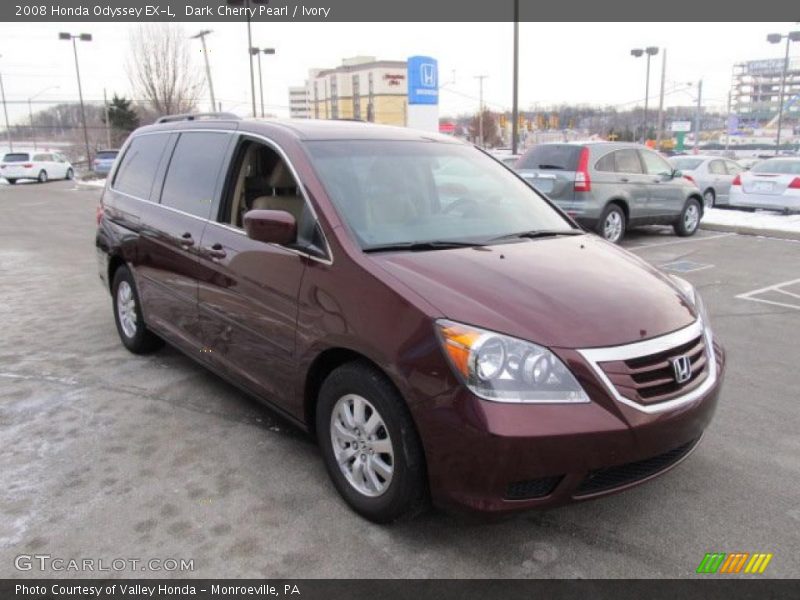 Dark Cherry Pearl / Ivory 2008 Honda Odyssey EX-L