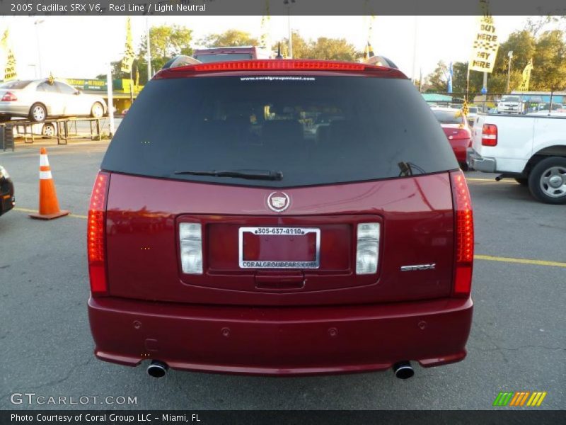 Red Line / Light Neutral 2005 Cadillac SRX V6