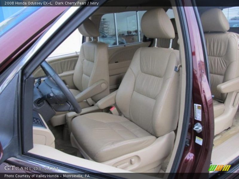 Dark Cherry Pearl / Ivory 2008 Honda Odyssey EX-L