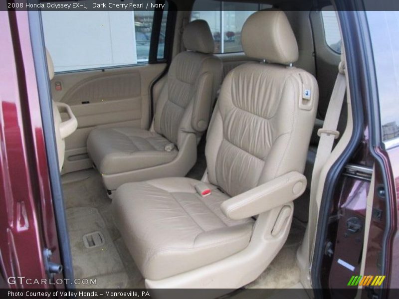 Dark Cherry Pearl / Ivory 2008 Honda Odyssey EX-L