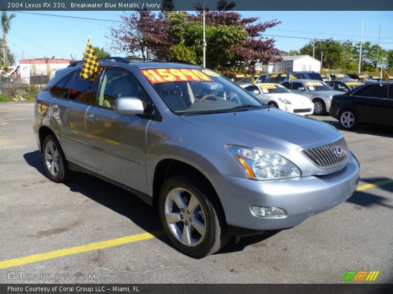 Breakwater Blue Metallic / Ivory 2004 Lexus RX 330