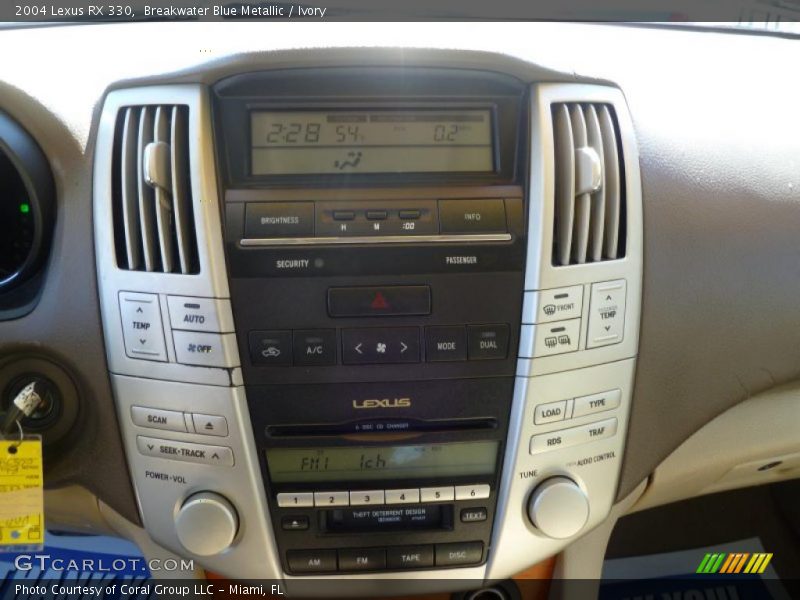 Breakwater Blue Metallic / Ivory 2004 Lexus RX 330