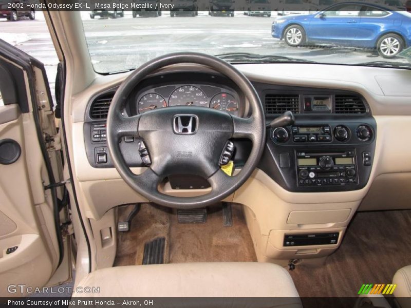 Dashboard of 2002 Odyssey EX-L