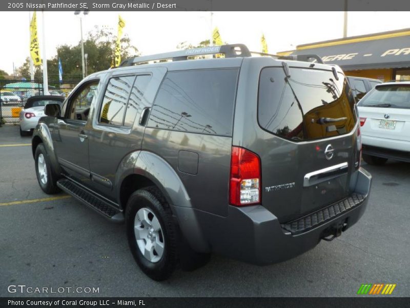 Storm Gray Metallic / Desert 2005 Nissan Pathfinder SE