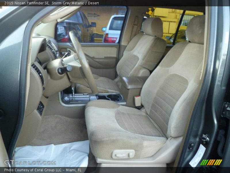 Storm Gray Metallic / Desert 2005 Nissan Pathfinder SE