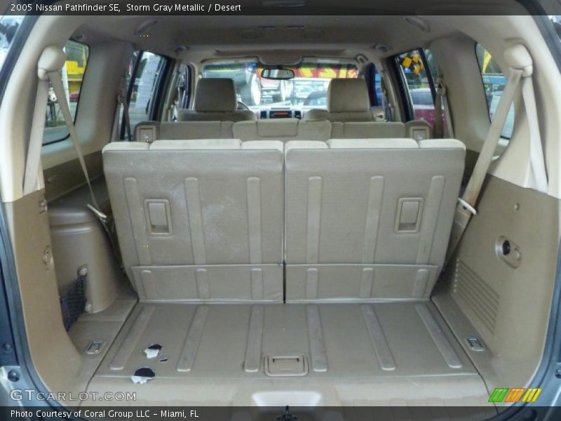 Storm Gray Metallic / Desert 2005 Nissan Pathfinder SE