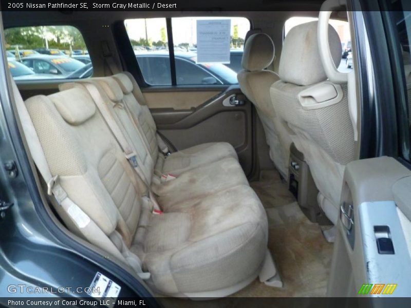 Storm Gray Metallic / Desert 2005 Nissan Pathfinder SE