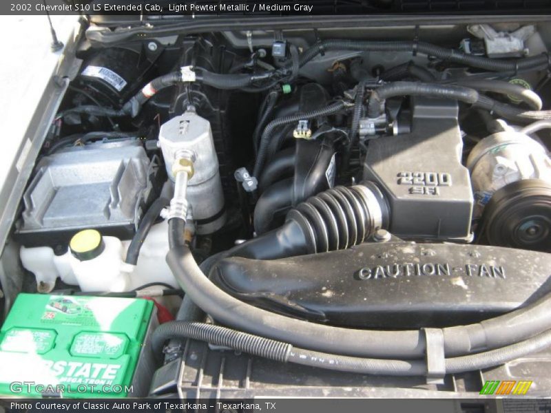  2002 S10 LS Extended Cab Engine - 2.2 Liter OHV 8-Valve Flex Fuel 4 Cylinder