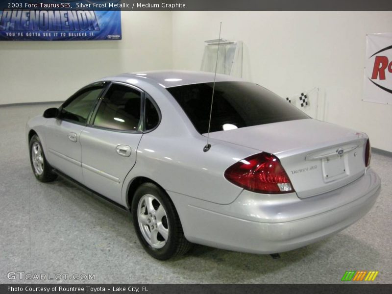 Silver Frost Metallic / Medium Graphite 2003 Ford Taurus SES