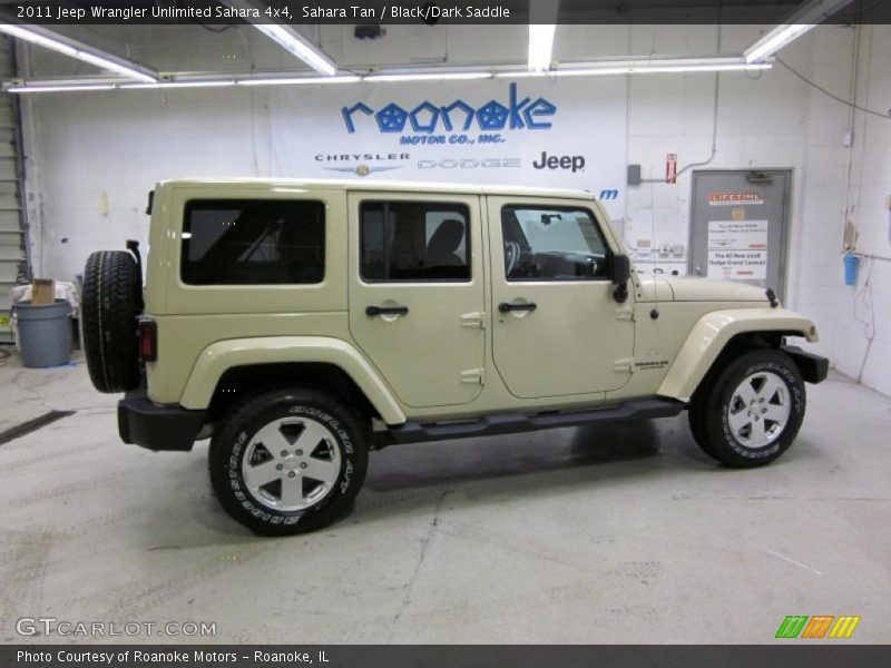 Sahara Tan / Black/Dark Saddle 2011 Jeep Wrangler Unlimited Sahara 4x4