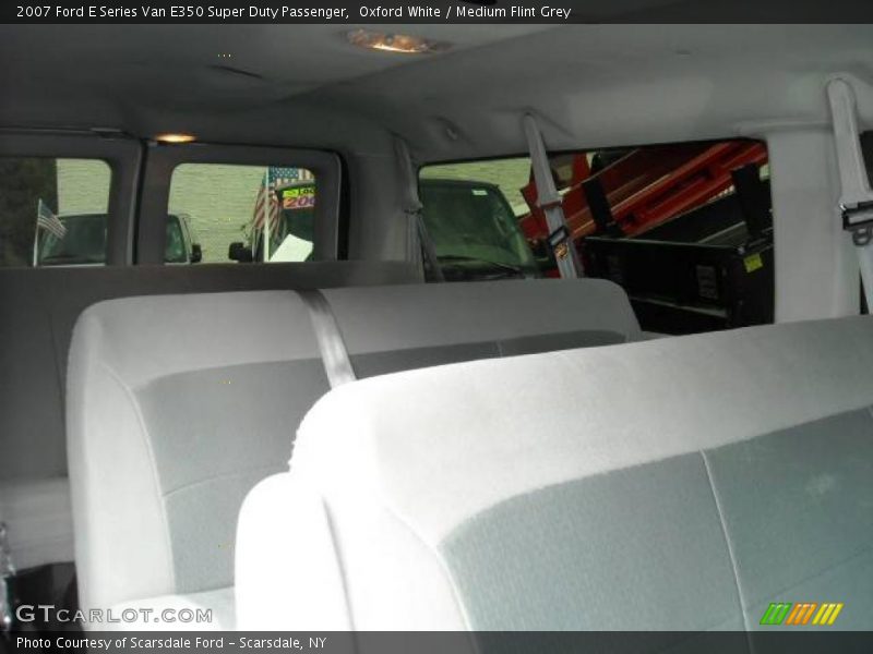 Oxford White / Medium Flint Grey 2007 Ford E Series Van E350 Super Duty Passenger