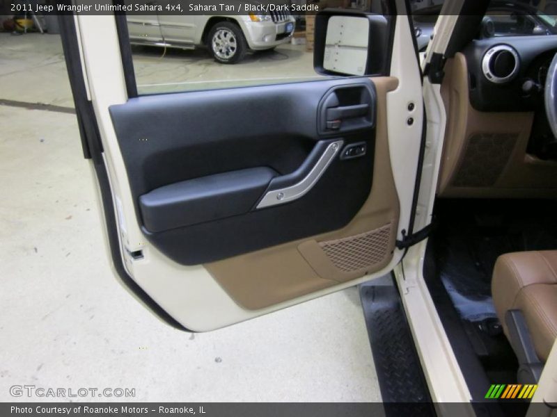 Sahara Tan / Black/Dark Saddle 2011 Jeep Wrangler Unlimited Sahara 4x4