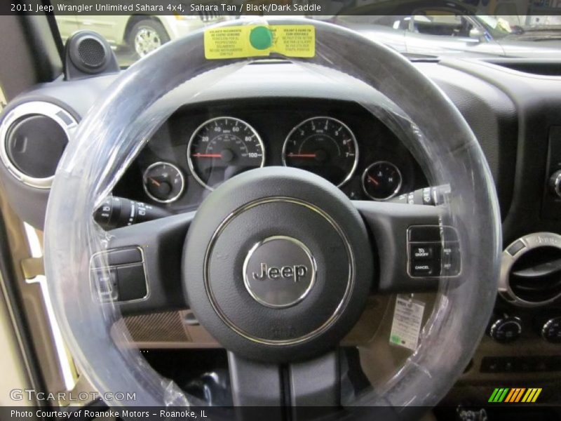 Sahara Tan / Black/Dark Saddle 2011 Jeep Wrangler Unlimited Sahara 4x4