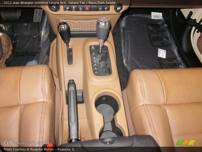  2011 Wrangler Unlimited Sahara 4x4 4 Speed Automatic Shifter
