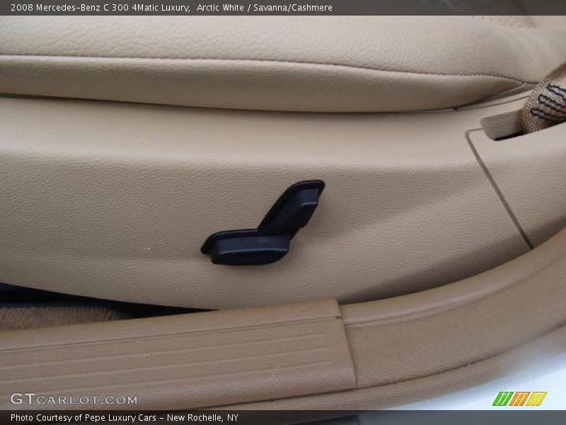 Arctic White / Savanna/Cashmere 2008 Mercedes-Benz C 300 4Matic Luxury