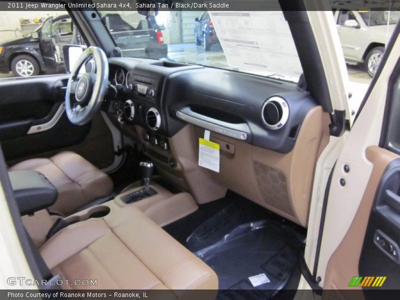 Dashboard of 2011 Wrangler Unlimited Sahara 4x4