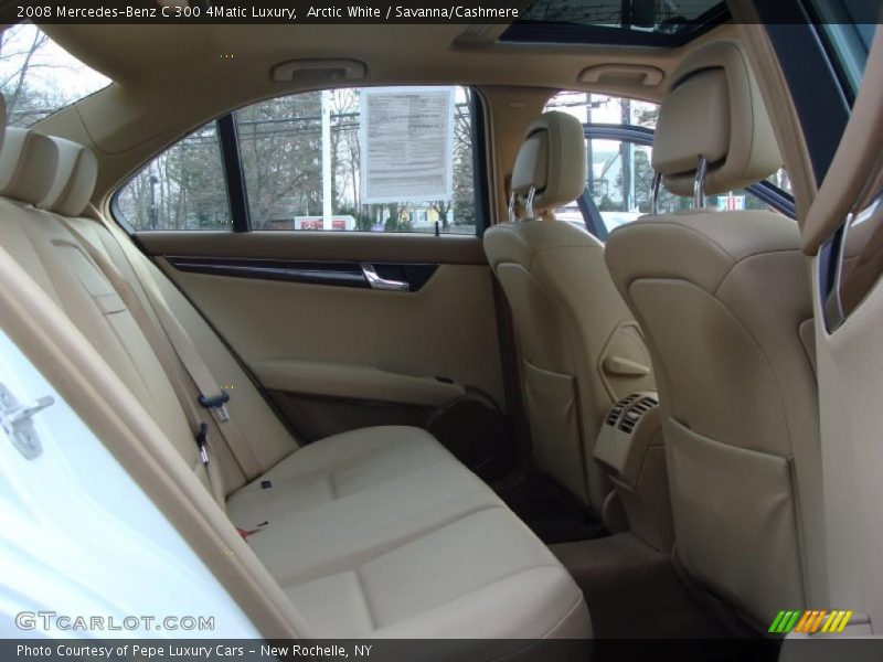 Arctic White / Savanna/Cashmere 2008 Mercedes-Benz C 300 4Matic Luxury