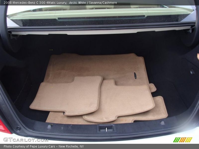 Arctic White / Savanna/Cashmere 2008 Mercedes-Benz C 300 4Matic Luxury