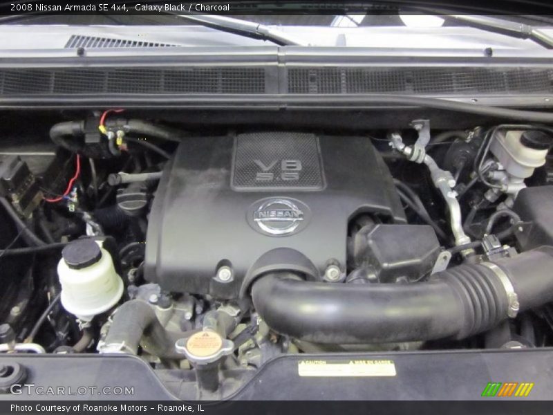 Galaxy Black / Charcoal 2008 Nissan Armada SE 4x4